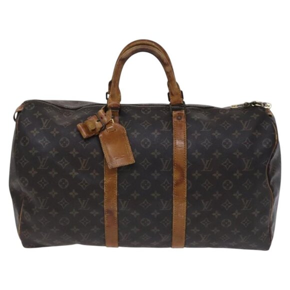 LOUIS VUITTON Monogram Keepall 50 Boston Bag M41426 LV Auth EC556 - Picture 2 of 15